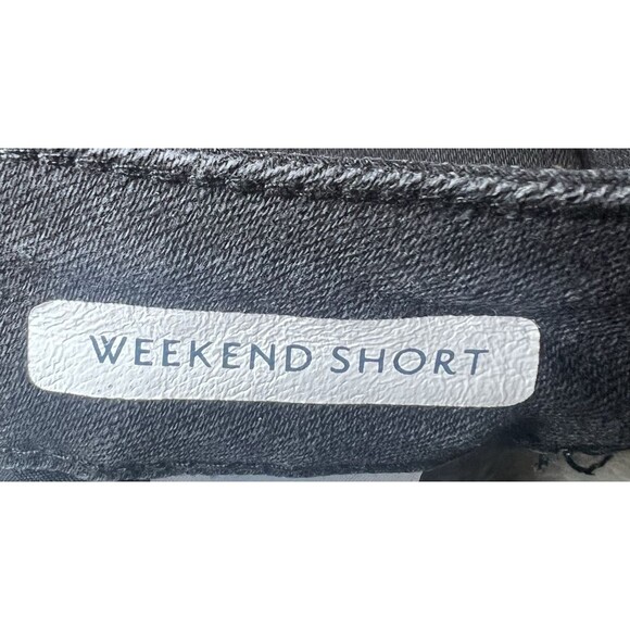 Seven7 Weekend Shorts Womens 10 Black Denim Cutoff Distressed School Summer - Picture 14 of 16